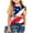 Blue, variant on OKSALE Summer Cotton T Shirts for Girls Size 12 Patriotic Red White and Blue Shirt Novelty USA Flag Printed Tops 4th of July T-Shirt Casual Cotton Tees