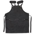 thumbnail image 1 of Miangastore Tablier Toile Noire Imperméable 1Ensemble 30.7x25.2 Po, 1 of 8