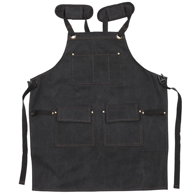 Miangastore Tablier Toile Noire Imperméable 1Ensemble 30.7x25.2 Po