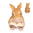 thumbnail image 4 of Resin Animal Figurines, Simulation Rabbits Ornament Vivid Fine Workmanship  Interesting  For Living Room For Garden For Outdoor, 4 of 8