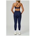 thumbnail image 4 of PISONIC Two Piece Workout Sets For Women Sport Bra Matching High Waist Scrunch Butt Leggings Gym Yoga Active Wear Outfits, 4 of 7