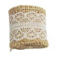 thumbnail image 1 of Yuarrent Rollo de lino Artesanía Exquisita superficie lisa Cuerda de cáñamo Accesorios de matrimonio Calcomanía de tela de encaje Artesanía Decoración del hogar, 1 of 6