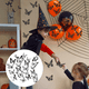 thumbnail image 5 of Pegatinas de decoración de pared de mariposas 3D, 48 piezas de decoraciones para el hogar de mariposas negras para decoraciones de fiestas/cumpleaños/bodas y festivales, 5 of 5