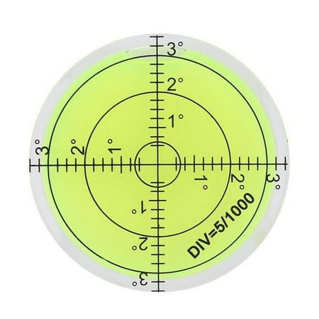 

BCLONG 60mm Large Spirit Bubble Degree Surface Level Round Circular Caravan Bulls Eye