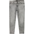 thumbnail image 1 of Hudson Womens Ripped Raw Hem Skinny Fit Jeans, Grey, 26, 1 of 2