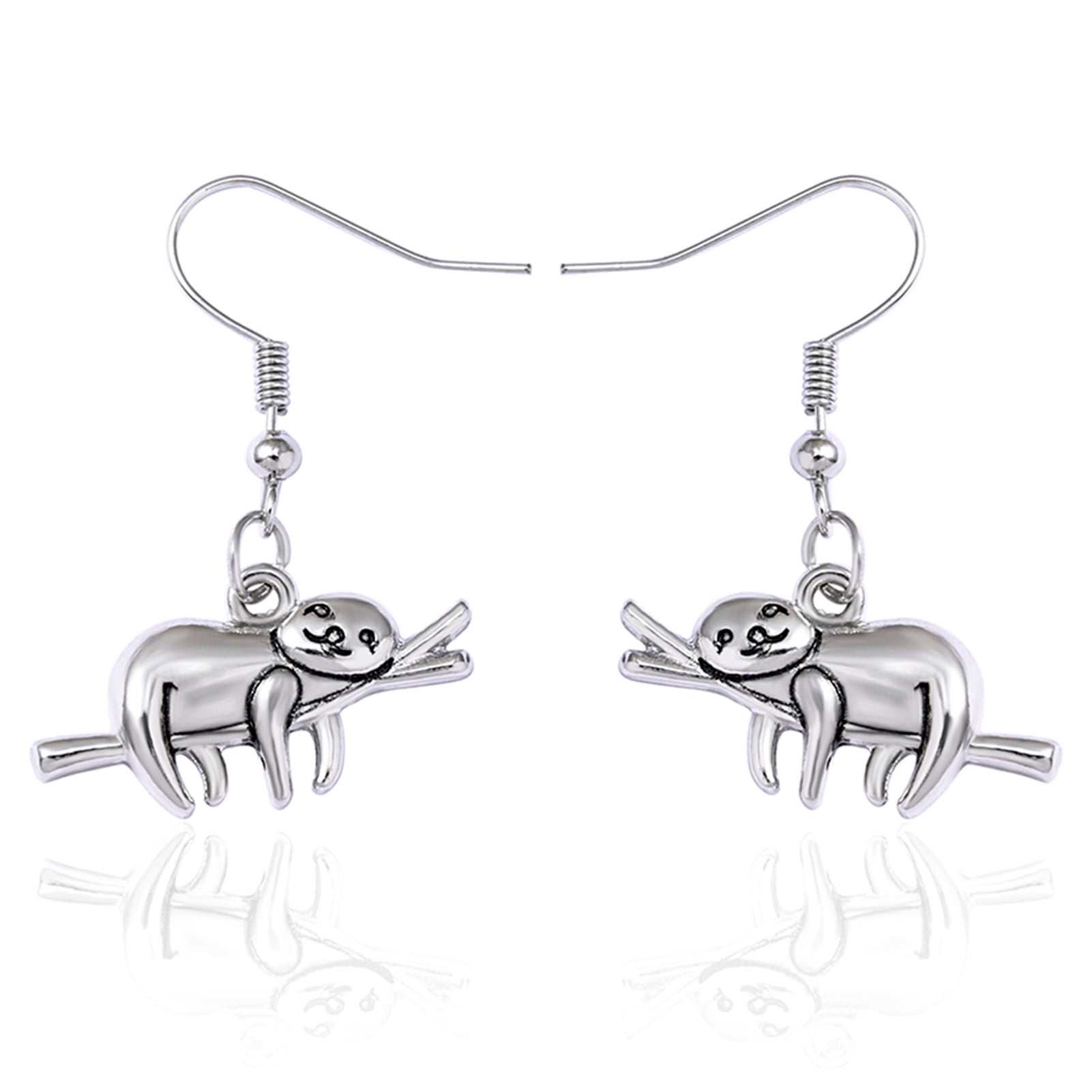 PWFE Sloth Earrings Small Animal Cartilage Stud Earrings Jewelry gift for  Women Girls 