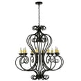 thumbnail image 4 of Meyda Tiffany 160807 Fernando 10 Light 42" Wide Taper Candle Style Chandelier, 4 of 5
