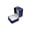 blue, variant on PU Leather Jewelry Ring Box, Wedding Proposal Gift Packaging, Multicolor Display Case