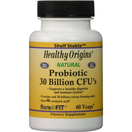 Healthy Origins probiotique Longue Conservation multivitamines Vegetarian Capsules, 60 CT