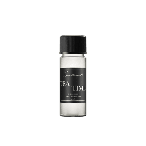 Scentiment Tea Time Fragrance Oil – 20ml | Aromatherapy Diffuser Oil | Citrus, Herbal & Warm Scent