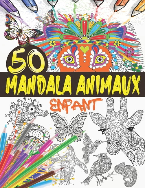 Mandala Animaux Enfant Livre De Coloriage Animaux Pour Enfants Avec 50 Mandalas Animaux Pour Enfants De 6 Ans Et Plus Coloriage Animaux Fantastiques Livre De Coloriage Animaux Mignon Cahier De Coloriage