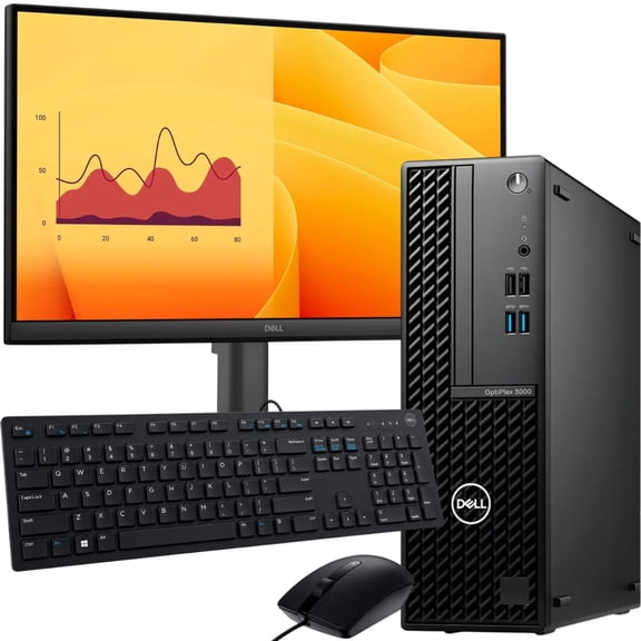 Pc Dell Optiplex 3000 I5-12500 Ram 8gb Ssd 512gb Monitor 22 WiFi/Bluetooth