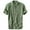 Army Green, variant on Mens Clothing Clearance,Summer Men'S Cool and Thin Breathable Collar Hanging Dyed Gradient Cotton Shirt Navy