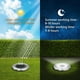 thumbnail image 4 of Luces solares para exteriores, paquete de 8, 12 LED, focos solares empotrables para jardín, impermeables IP65, para caminos, terrazas, patios y espacios subterráneos (luz blanca), 4 of 5
