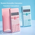 thumbnail image 3 of Scientific Calculators for Students, 240 Functions 2-Line Standard Scientific Calculator, Cute School Office Supplies，Math Calculator for School (Pink), 3 of 6