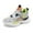 Light Gray, variant on Krdevn Kids' Breathable Sneakers, Hook and Loop Strap Athletic Running Shoes, Lightweight Non- Walking Casual Sports Shoes for Boys & Girls,11-12