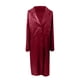 thumbnail image 5 of Abrigo largo de cuero sólido de otoño e invierno Sexy de moda para mujer abrigo cortavientos de cuero de imitación Fridja  po5140, 5 of 5