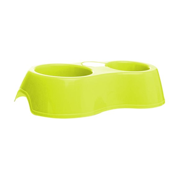 Pxyqht Pet Double Bowl, Dog Bowl, Food and Water Bowl, Non-Slip Design, Ideal for Outdoor Activities and Home Use