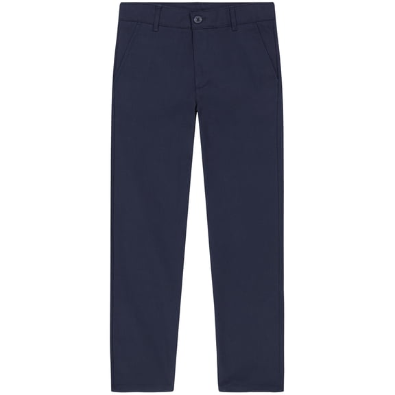Uniforme para niños grandes de Pant Nautica, parte delantera plana, azul marino, talla M/12
