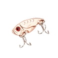 thumbnail image 4 of Señuelo De Metal, Cebo De Pesca Realista Con 2 Anzuelos Agudos Para Pesca Al Aire, 4 of 7