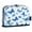 Blue Butterfly Pattern, variant on Standing Pencil Case with Base Large Capacity Stationery Pouch Pen Bag with Zipper for Women Men Beautiful Glowing Deer