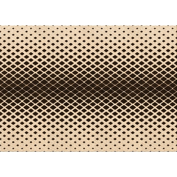 Ahgly Company Machine Washable Indoor Rectangle Transitional Deep Peach Orange Area Rugs, 2' x 3'