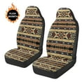 thumbnail image 3 of Uorisanigo Car Seat Covers, Plush Front Seats Cover 2PCS, Washable Southwestern Aztec Tribal Bucket Seat Cover Protection Fit for Most SUV Trucks, Car Accessories, 3 of 7