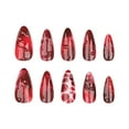 thumbnail image 1 of WIFKLSIIPG Décoration de Fête de Vacances Amande Courte 3D Rouge Ongle 1ml, 1 of 8