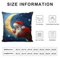 thumbnail image 5 of BANET Christmas Christmas Cushion Covers Sofa Back Cushions Christmas Household Decor Cover Lighting Short Plush Printing 12x12in, 5 of 5