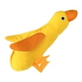 thumbnail image 4 of Juguete chirriante para perros, limpieza de dientes, juguete interactivo para masticar cachorros de peluche con forma de pato lindo para mascotas, 4 of 5