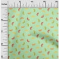 thumbnail image 1 of oneOone Silk Tabby Fabric Lemon Slice Vegetable Decor Fabric Printed BTY 42 Inch Wide, 1 of 4