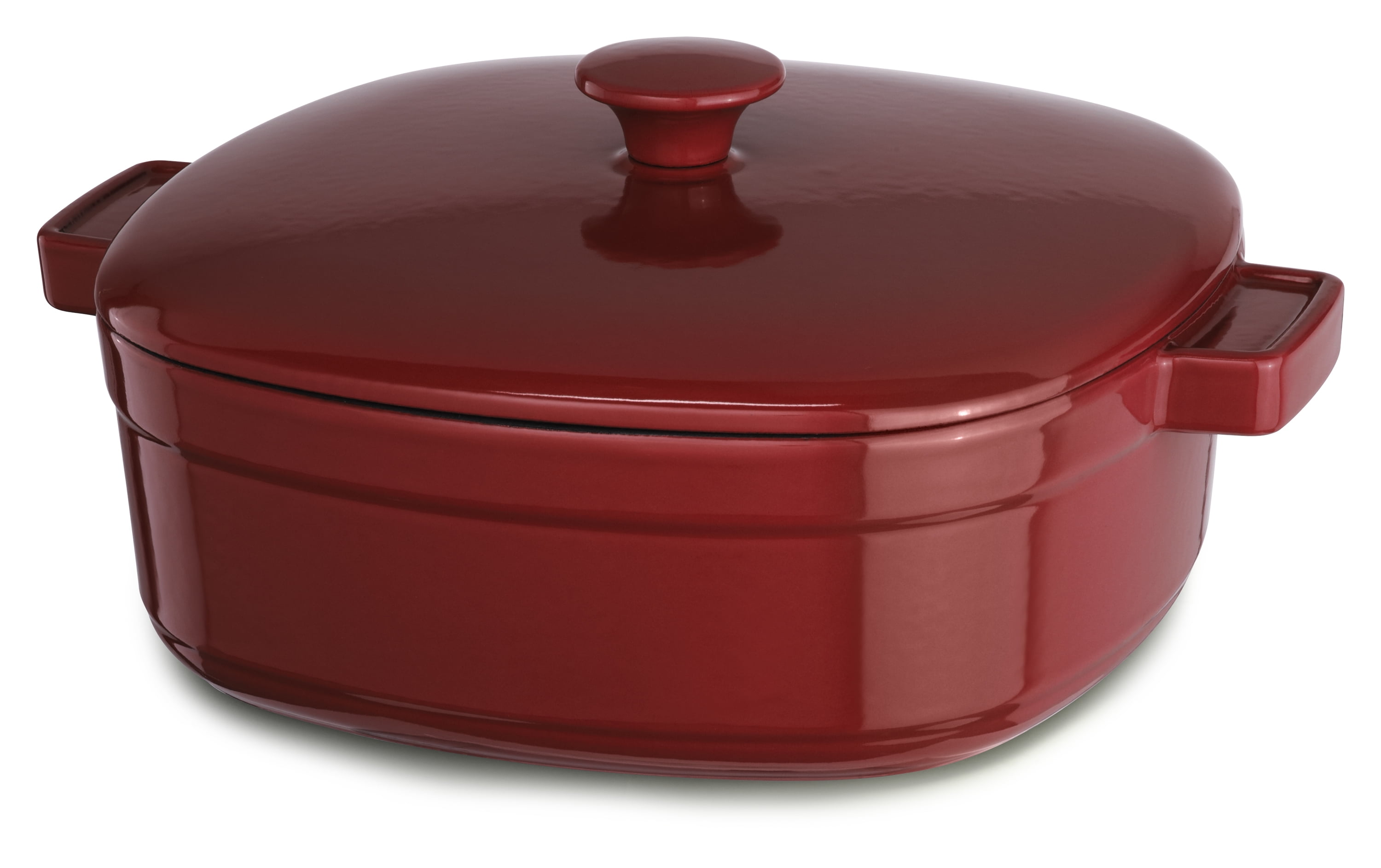 Kitchenaid Streamline Cast Iron 6Quart Casserole Empire Red