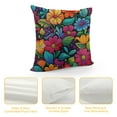 thumbnail image 4 of Nawypu Decorative Throw Pillow Covers Cute Colour Flower Rainbow Cushion Pillow Cover Rainbow Flowers Pillow Protectors Decorative Couch Pillow Cover for Sofa for Patio Garden Balcony, 4 of 5