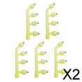 thumbnail image 1 of 2x5 piezas de aspersor de riego de latón para agricultura de invernadero de coche 4 2 piezas, 1 of 8