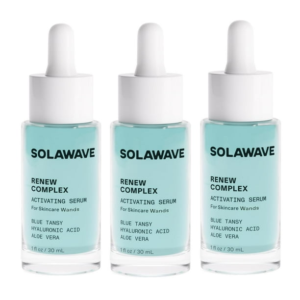 Serum Solawave Renew Complex para rostro y cuello con varita facial