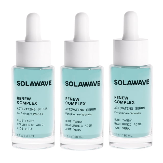 Serum Solawave Renew Complex para rostro y cuello con varita facial