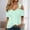 Mint Green, variant on DuoJiaJ Womens Short Sleeve Top, Off Shoulder Casual Summer Comfort Tee Green XXXL