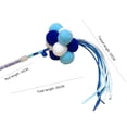 thumbnail image 7 of SPRING PARK Cat Teaser Wand,Kitten Toys Cat Stick with Pompom Balls, Bells and Tassel for Cat Kitten, 7 of 7