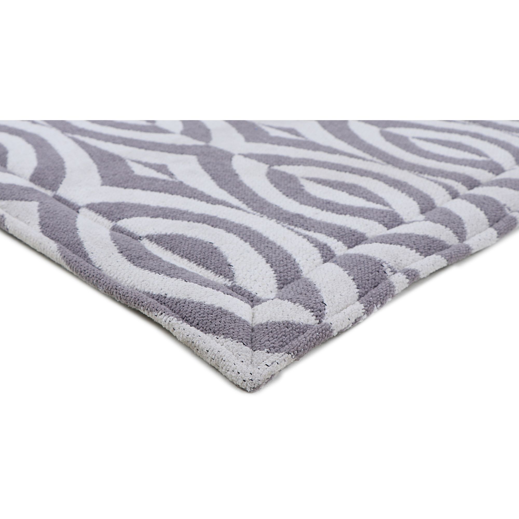 Rugsmith Gray Machine Woven Nym Anti-Fatigue Kitchen Mat, 20" x 36"