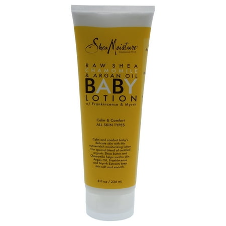 Raw Shea Chamomile & Argan Oil Baby Lotion (Best Diaper Rash Cream For Raw Skin)