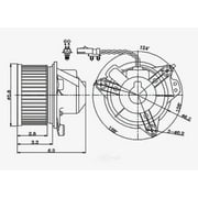 Global Parts Distributors 2311571 HVAC Blower Motor