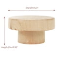 thumbnail image 3 of 10 Pomos Redondos de Madera Sin Terminar para Cajones, 50 Mm de DiáMetro, Muebles de Madera, Tiradores de Tocador, 3 of 8