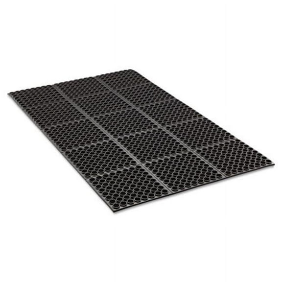 Crown Mats & Matting WSTF35BK Safewalk Heavy-Duty Anti-Fatigue Drainage Mat- General Purpose - Black