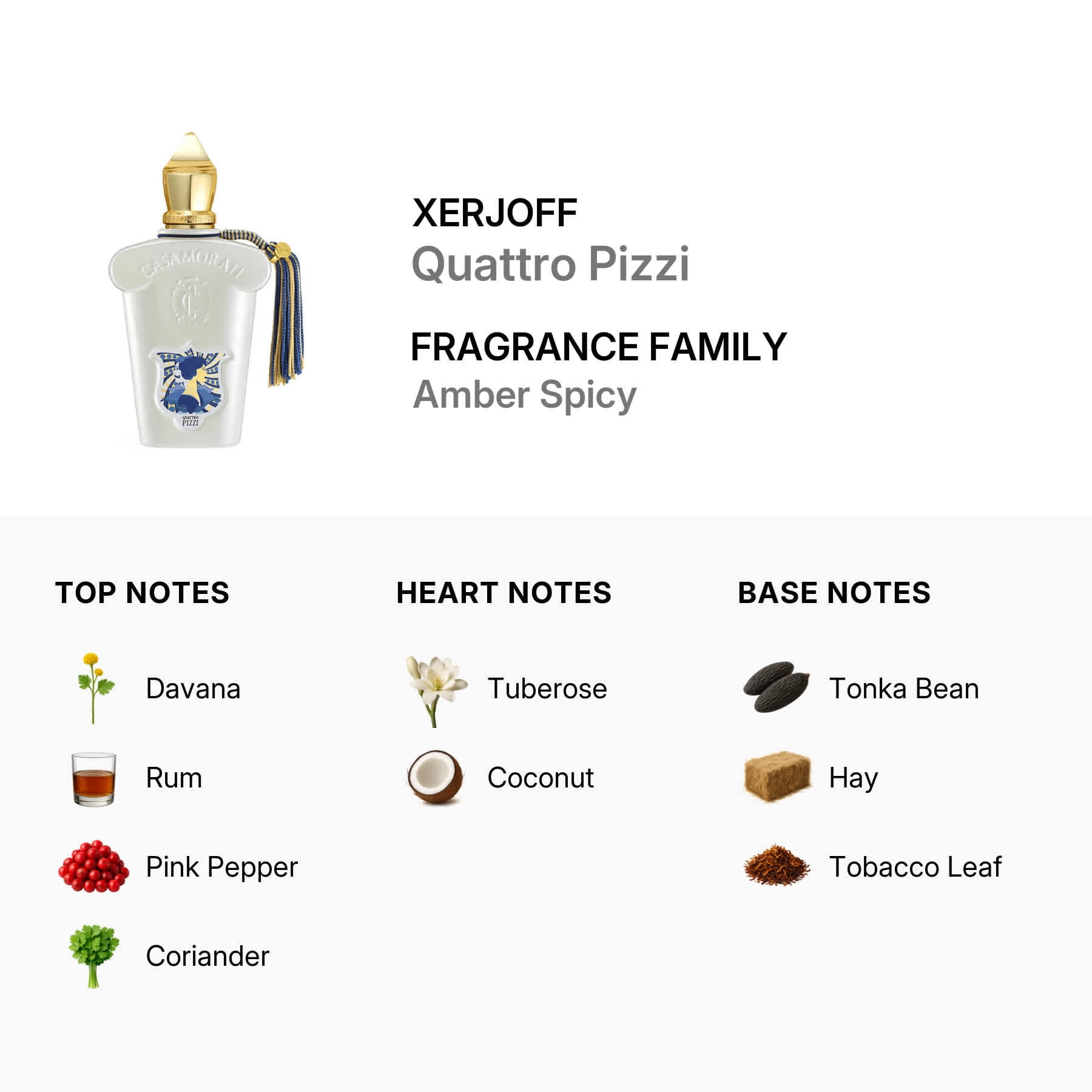 Xerjoff Unisex Casamorati 1888 Quattro Pizzi EDP Spray 3.4 oz