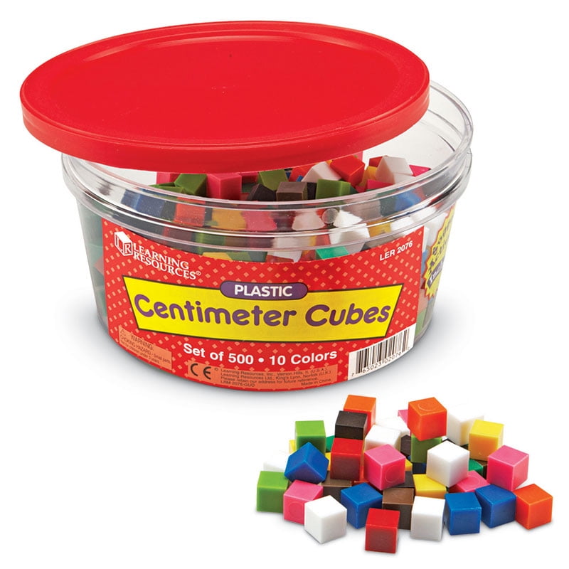 Learning Resources Centimeter Cubes Set 500 Walmart Com