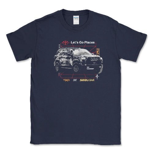 Toyota Mens Big and Tall TRD Sequoia Off Road Tshirt