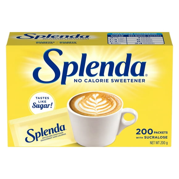 Splenda® Paquets d'édulcorants sans calories 200 sachets, sucralose