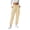 Beige, variant on Sweatpants for Women Cargo Drawstring Joggers with Pockets Comfy Fall Pants Winter Clothes Fleece Lined Thermal Athletic Trousers Black L