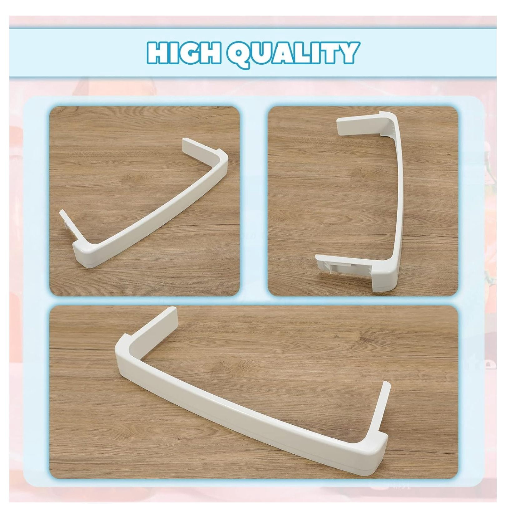 WR17X11889 Replacement Refrigerator Door Shelf Compatible with Refrigerator FreshFood Door Retaining Bar Shelf Replacement for 1169732 AH964507 EA964507 PS964507