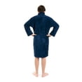 thumbnail image 4 of BC BARE COTTON Bare Cotton Kids Microfiber Fleece Shawl Robe - Boys - Navy Blue - Small, 4 of 5